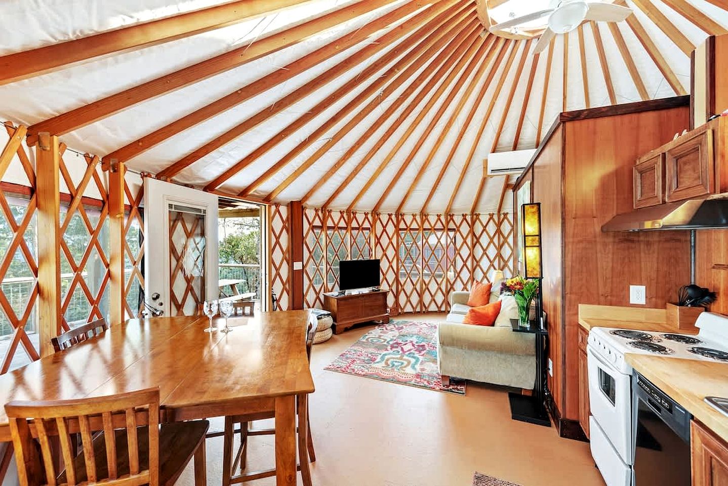 Lookout Mountain Yurt Rental for a Glamping Nature Escape