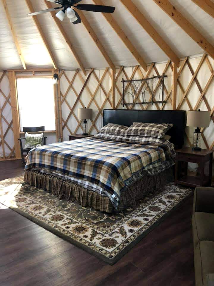 Intimate Yurt Rental Ideal for Romantic Glamping in Virginia