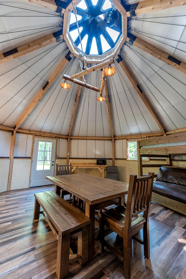Cozy Woodland Yurt Retreat with Firepit & Kitchenette near Orr, Minnesota