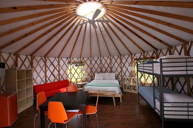 Yurts for Yosemite glamping