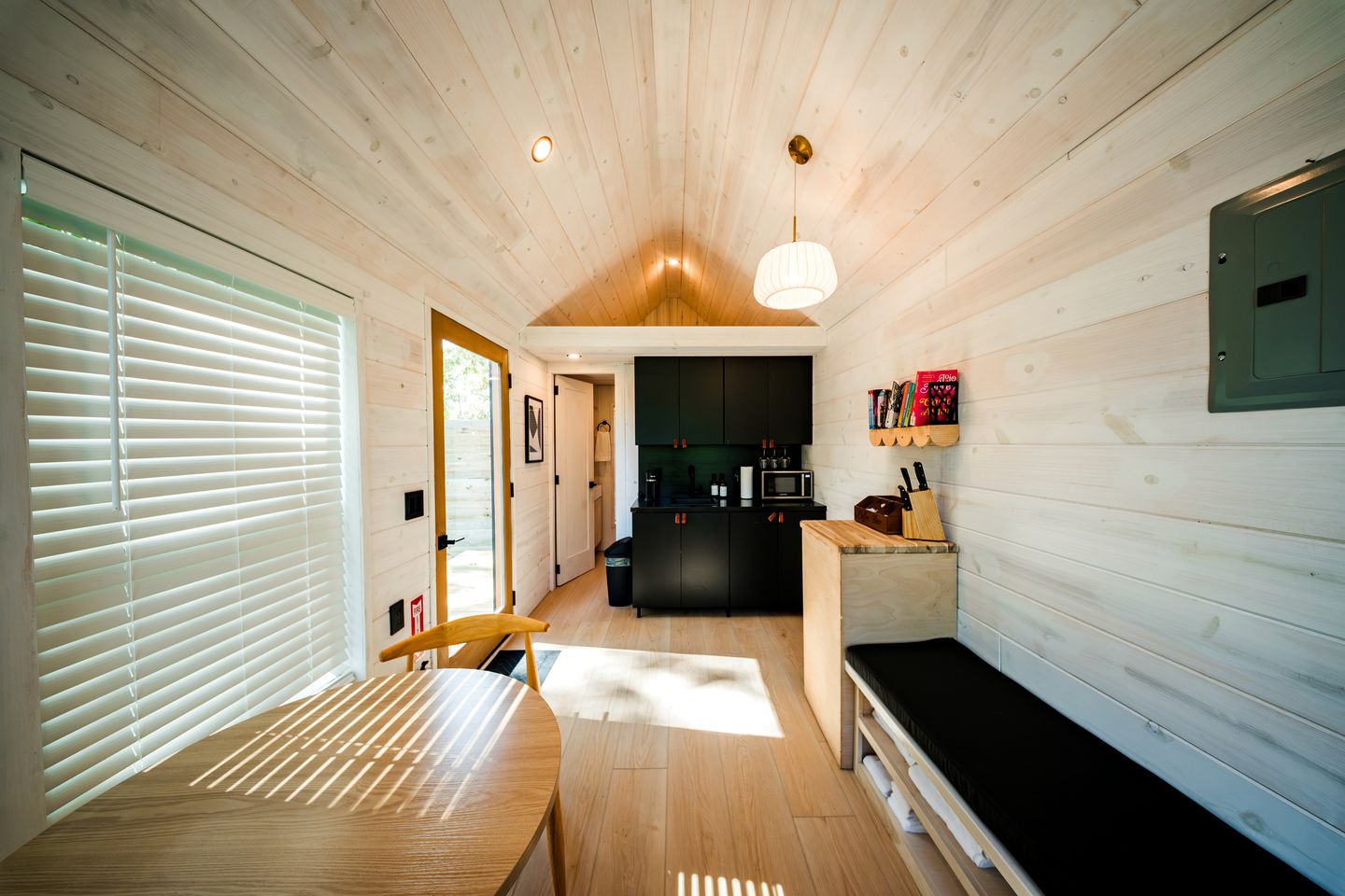 Secluded Tiny Home with Hot Tub, Sauna & Fire Pit near Lake Livingston in Coldspring, Texas