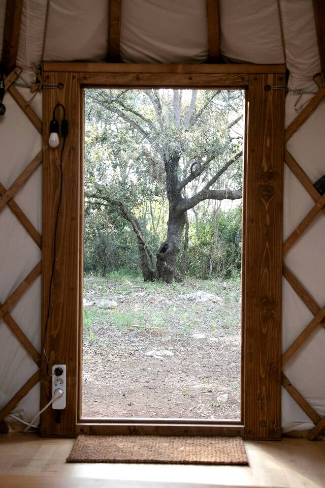 Rustic Eco Yurt Retreat with Solar Power and Forest Trails near Tramuntana Mountains, Mallorca