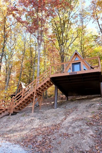 Romantic A-frame Cabin Ideal for Two in Ohio