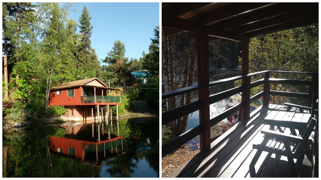 Cabin Camping on Heffley Lake