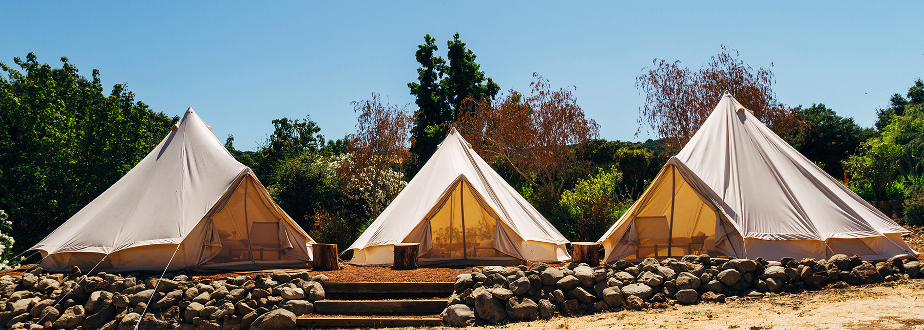 Bell Tent Rentals near San Francisco