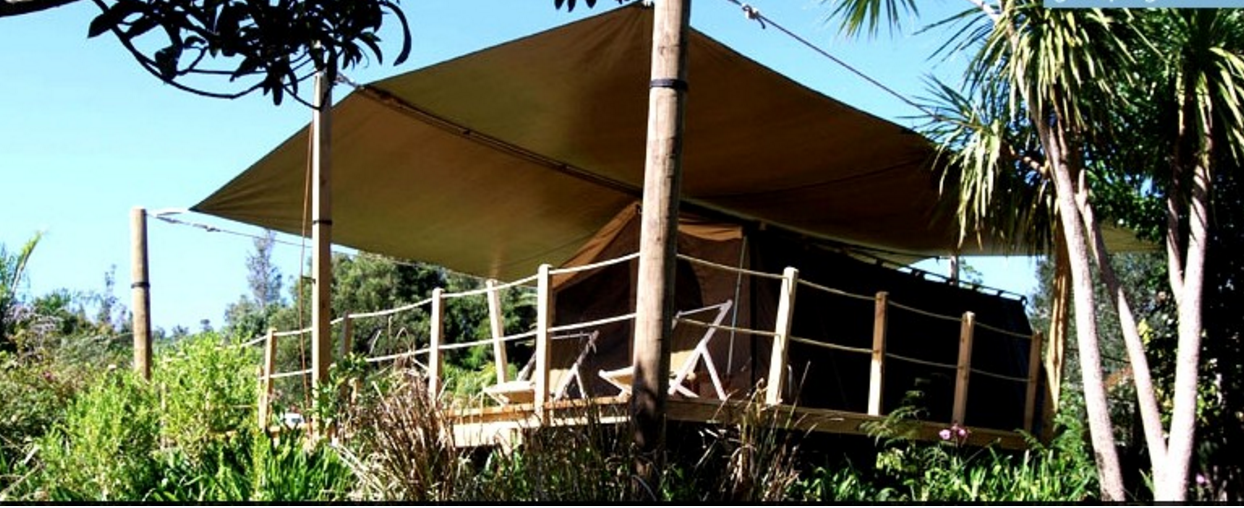 Exclusive Safari Tents Garden Views New Zealand