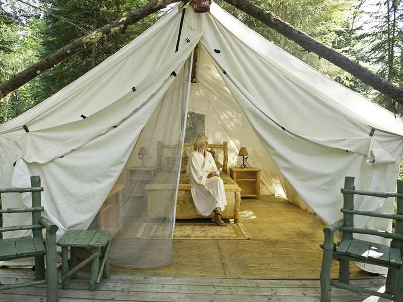 Luxury Tents in the Boreal Forest, Canada Prospectors Camp Boreal