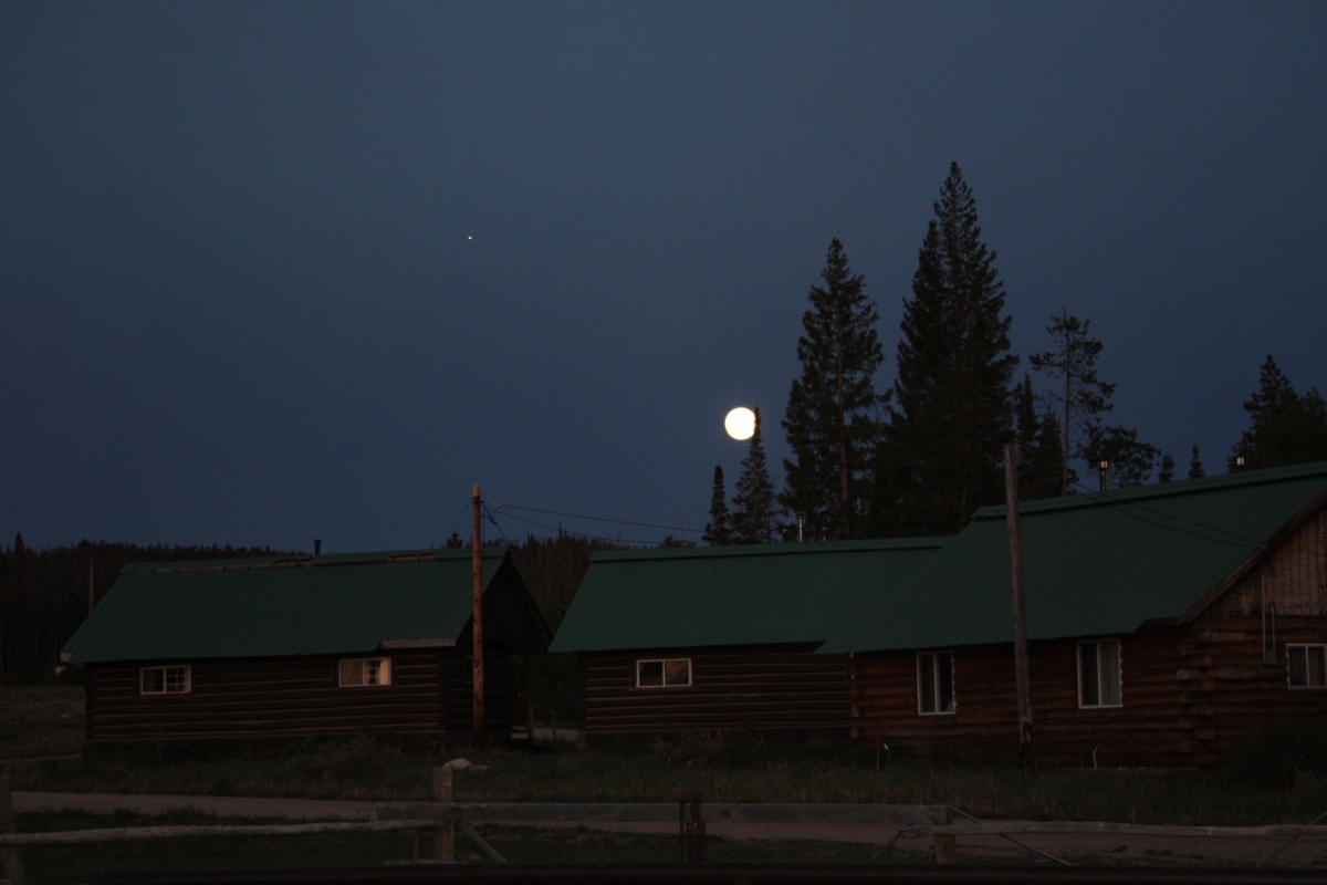 Log Cabin in Medicine Bow National Forest, Wyoming